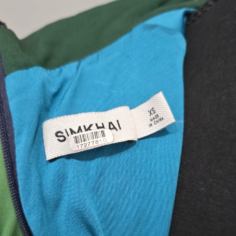 Jonathan Simkhai Aldina Sleeveless Green to Blue Ombre Maxi Dress, XS - Picture 12 of 16